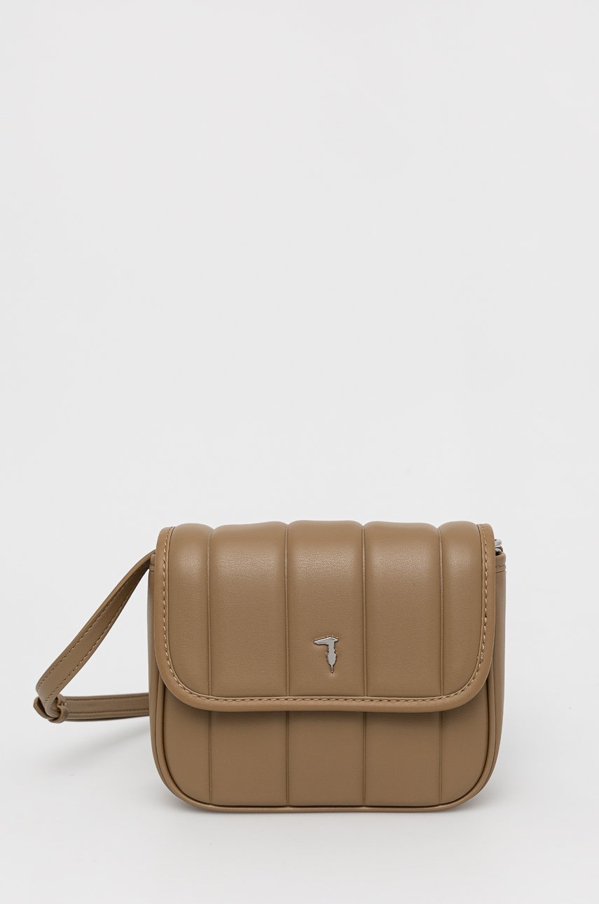 

Чанта Trussardi в бежово, Бежов