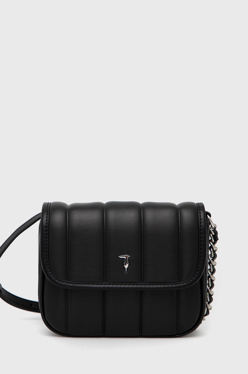 

Чанта Trussardi в черно, Черен