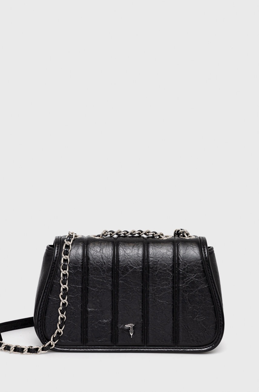 

Чанта Trussardi в черно, Черен
