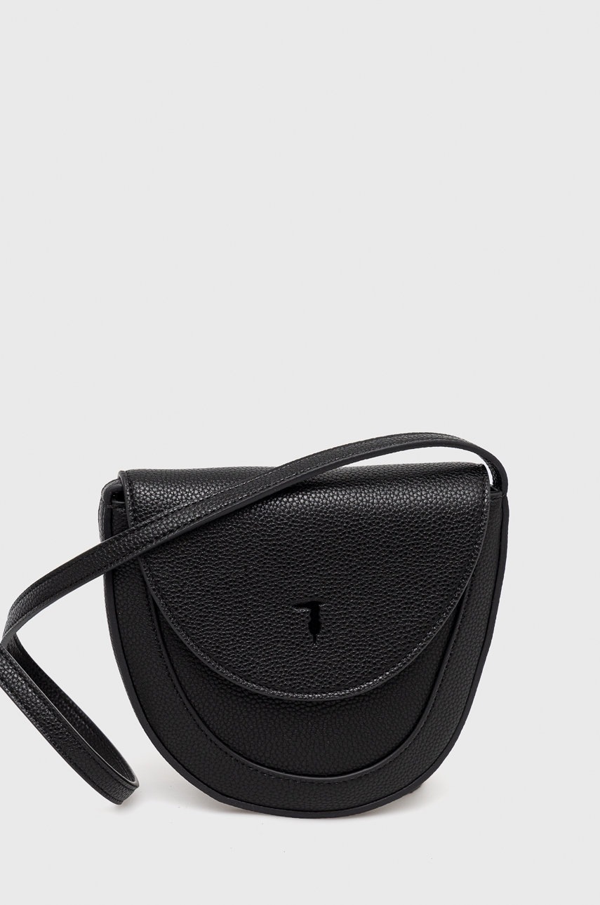 

Чанта Trussardi в черно, Черен