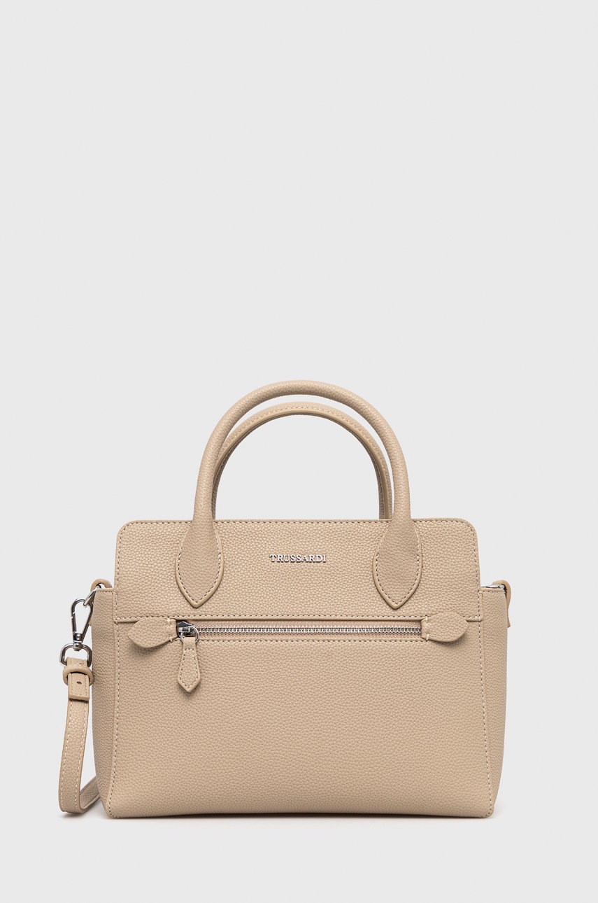

Чанта Trussardi в жълто, Бежов