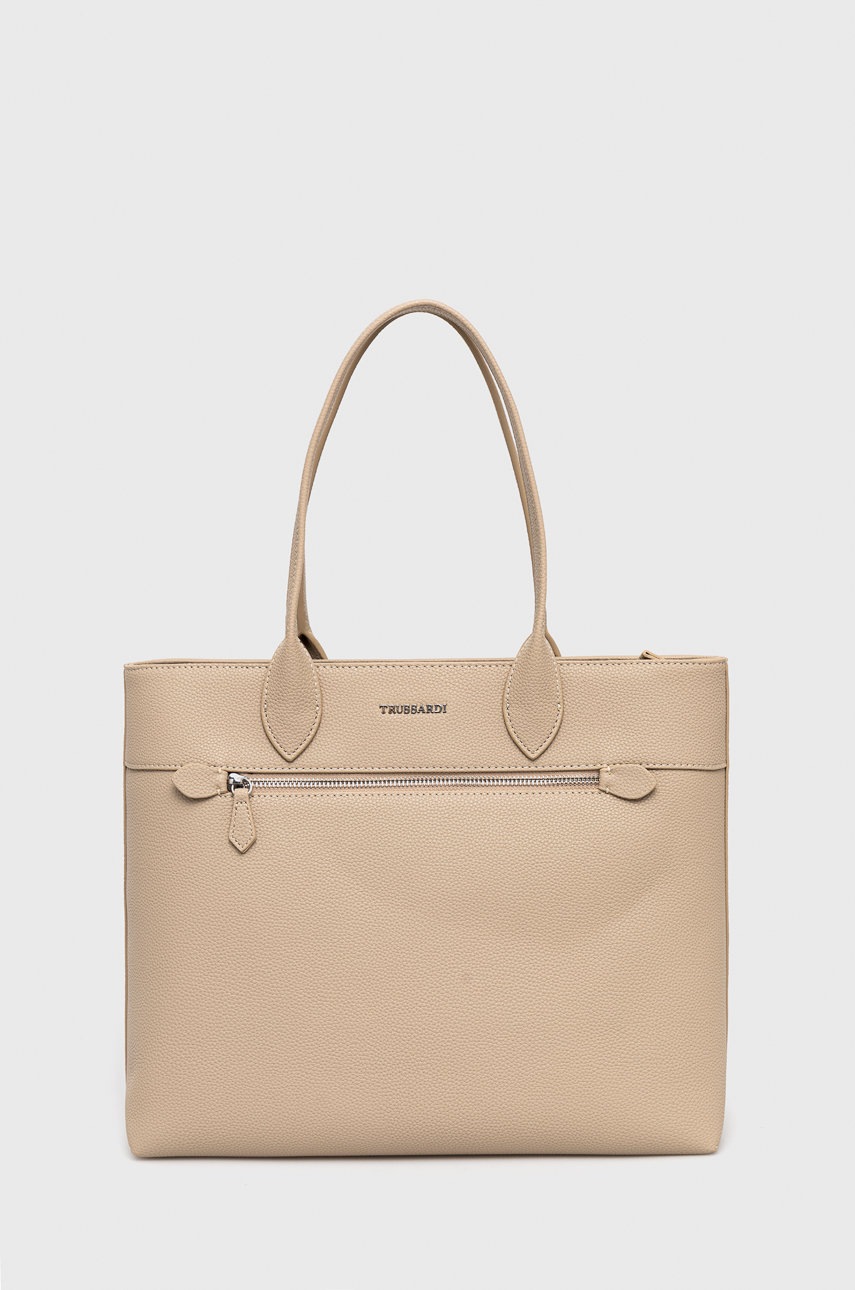 

Чанта Trussardi в жълто, Бежов