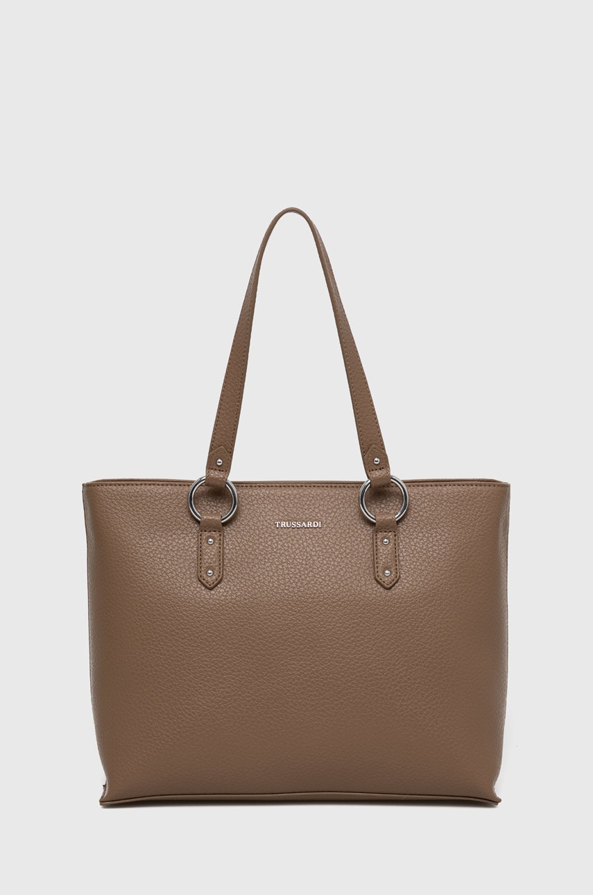 

Чанта Trussardi в кафяво, Кафяв