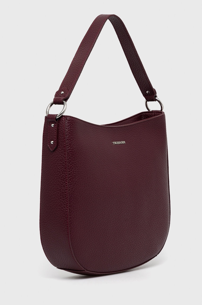 

Сумочка Trussardi колір бордовий