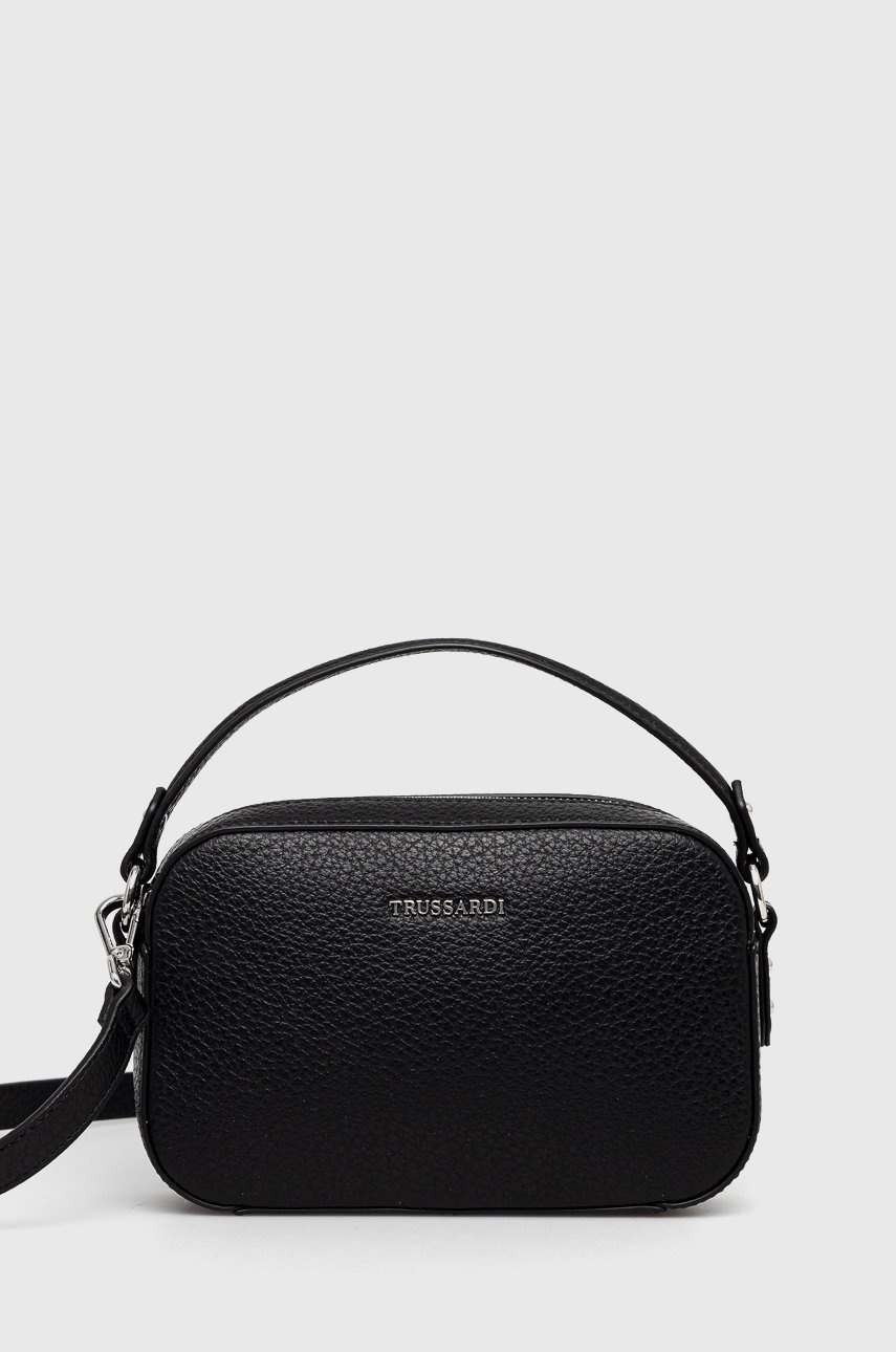 

Чанта Trussardi в черно, Черен