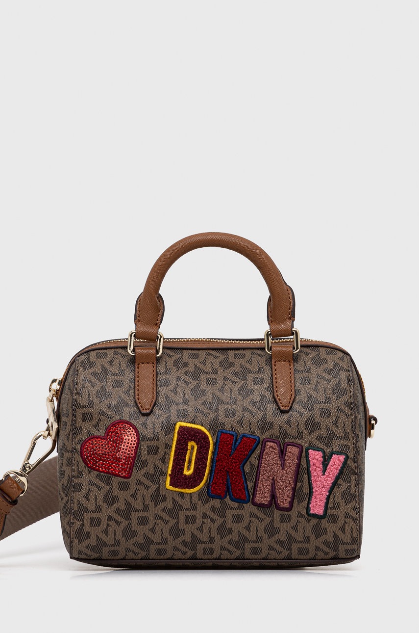 

Чанта Dkny в кафяво, Кафяв