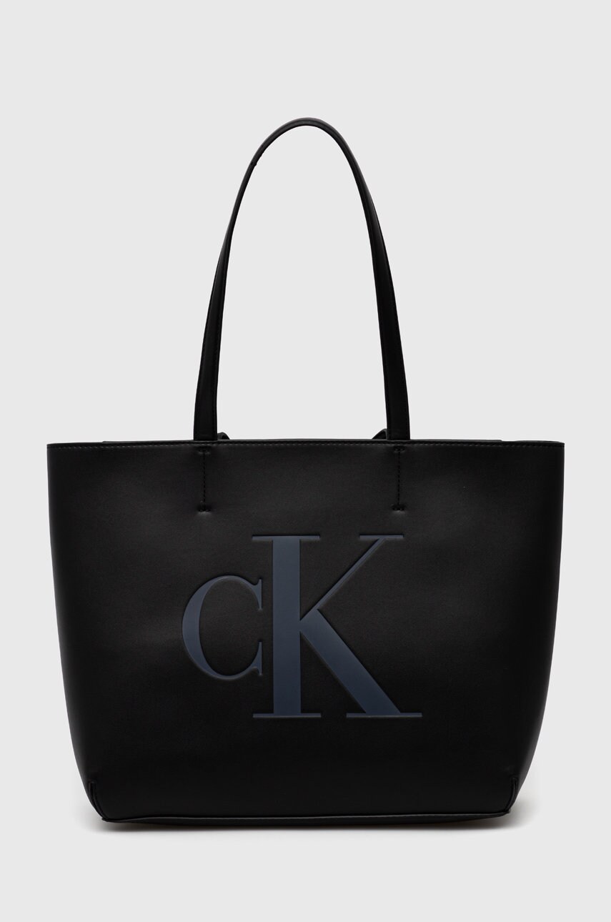 

Чанта Calvin Klein Jeans в черно, Черен