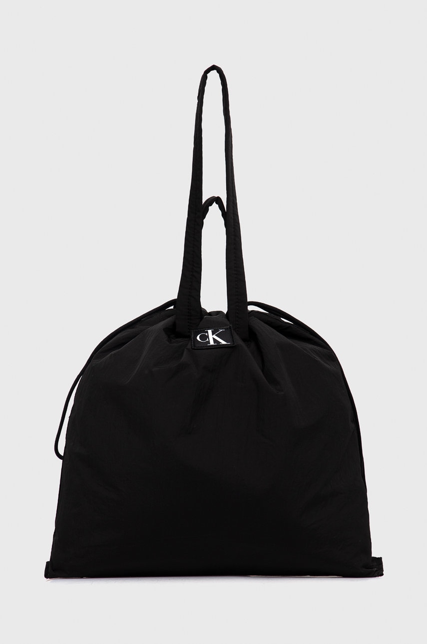 

Чанта с две лица Calvin Klein Jeans в черно, Черен