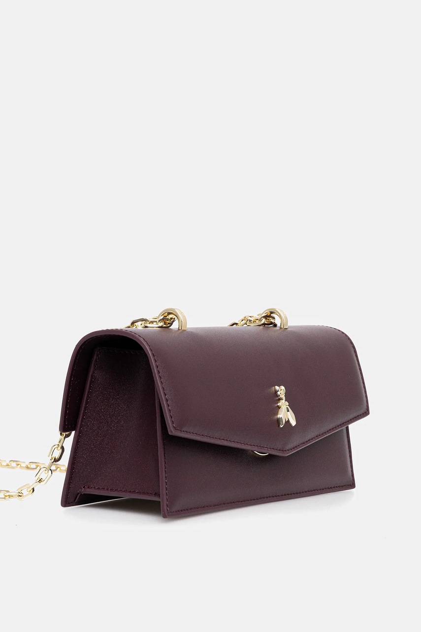 Кожаная сумочка Patrizia Pepe цвет коричневый 2B0032 L061