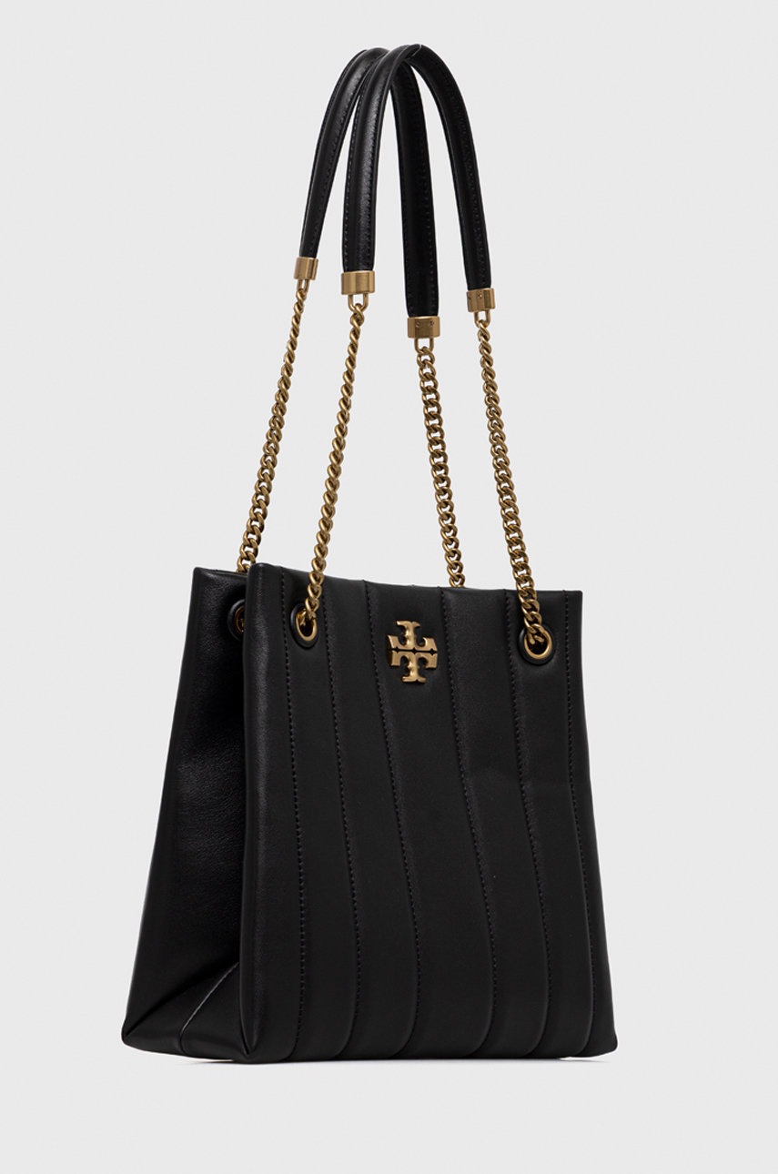 

Шкіряна сумочка Tory Burch колір чорний