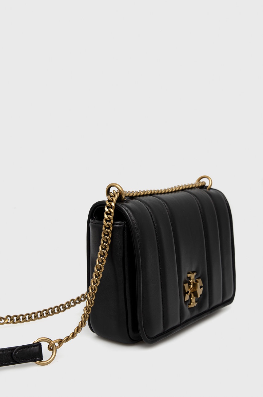 

Шкіряна сумочка Tory Burch колір чорний
