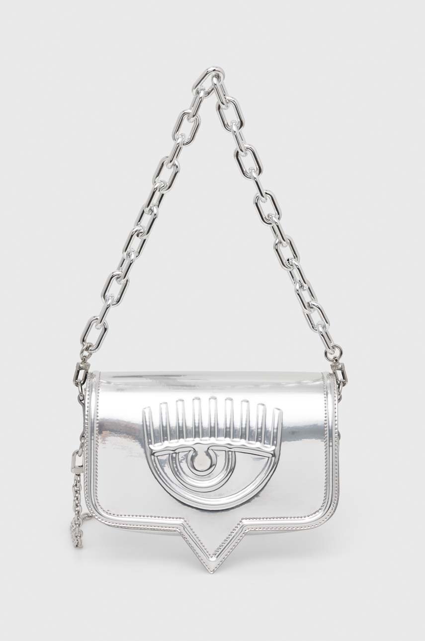 

Чанта Chiara Ferragni в сребристо, Сребърен