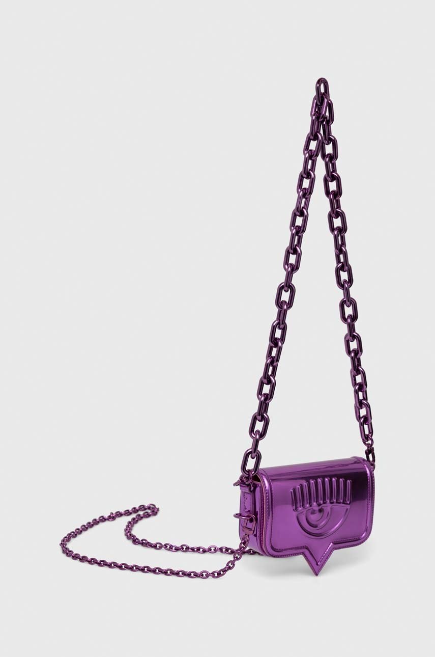 

Сумочка Chiara Ferragni цвет фиолетовый