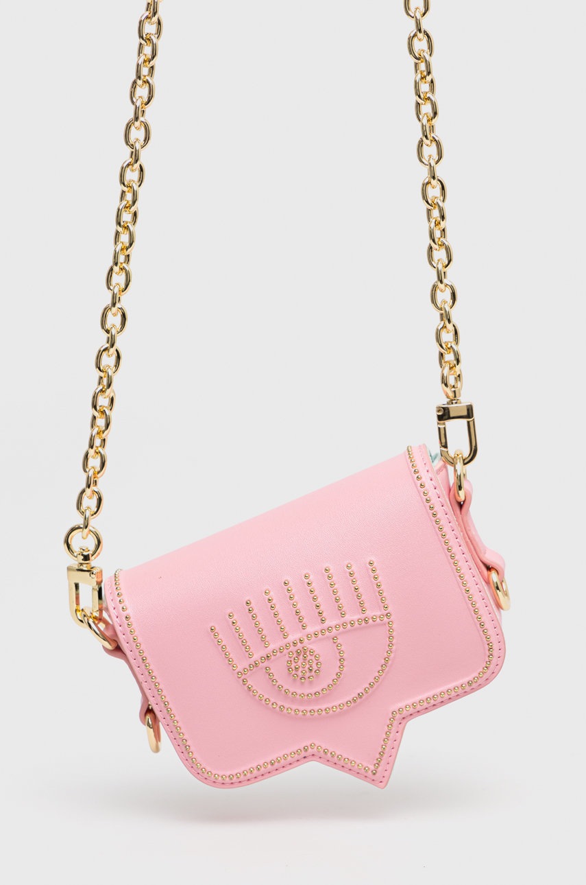 

Чанта Chiara Ferragni в розово, Розов