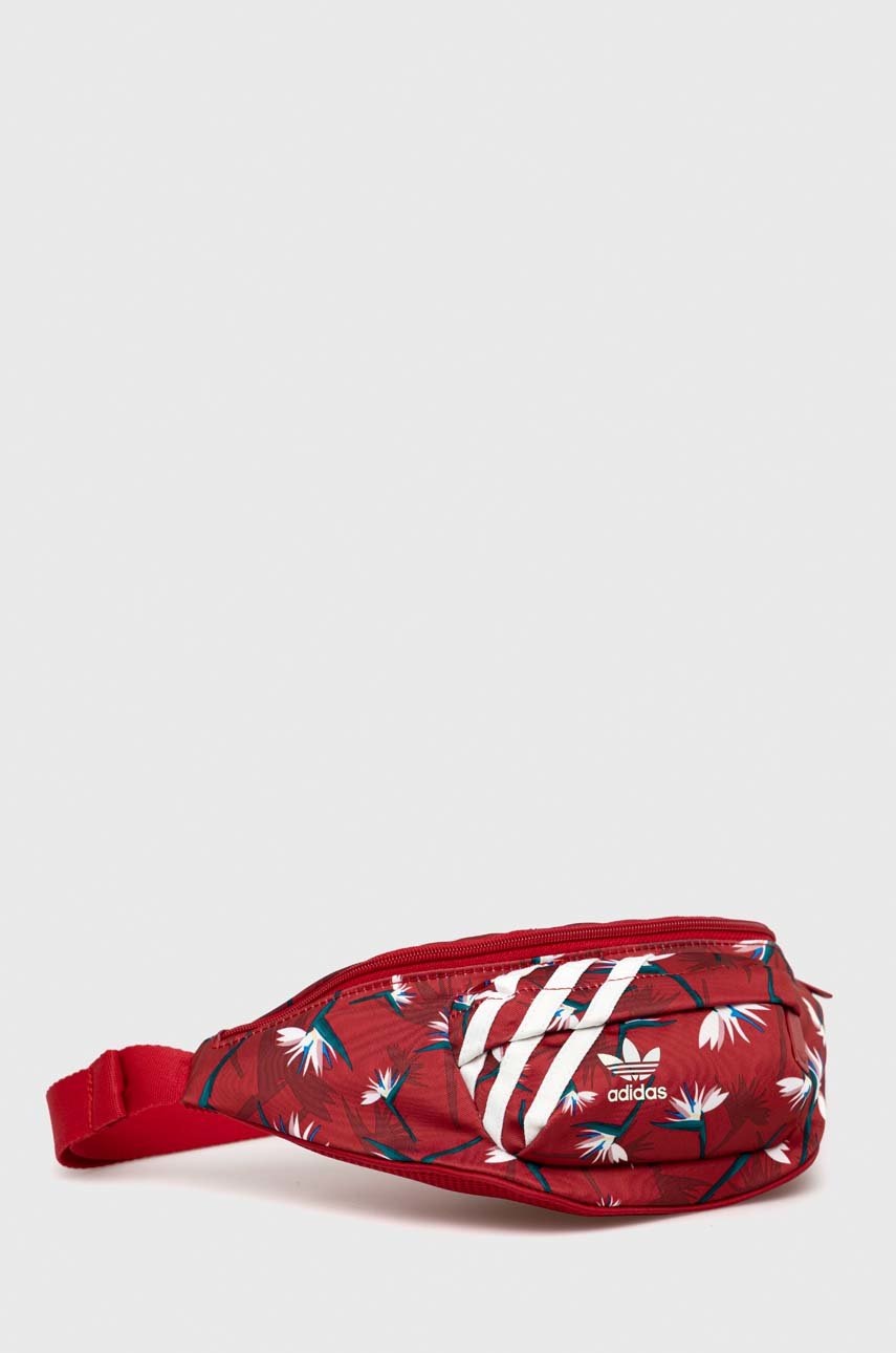 

Сумка на пояс adidas Originals Thebe Magugu цвет красный