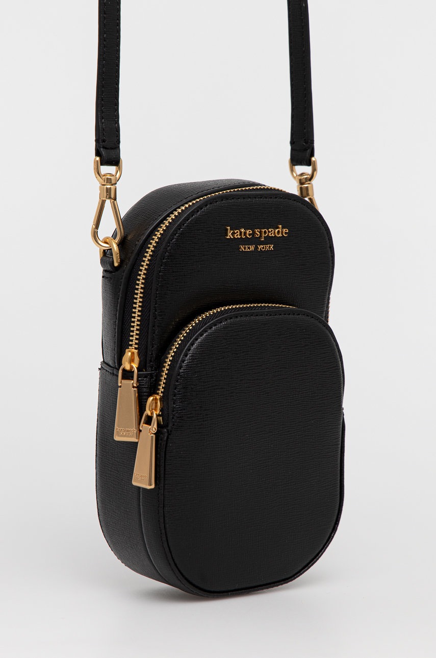 

Шкіряна сумочка Kate Spade колір чорний