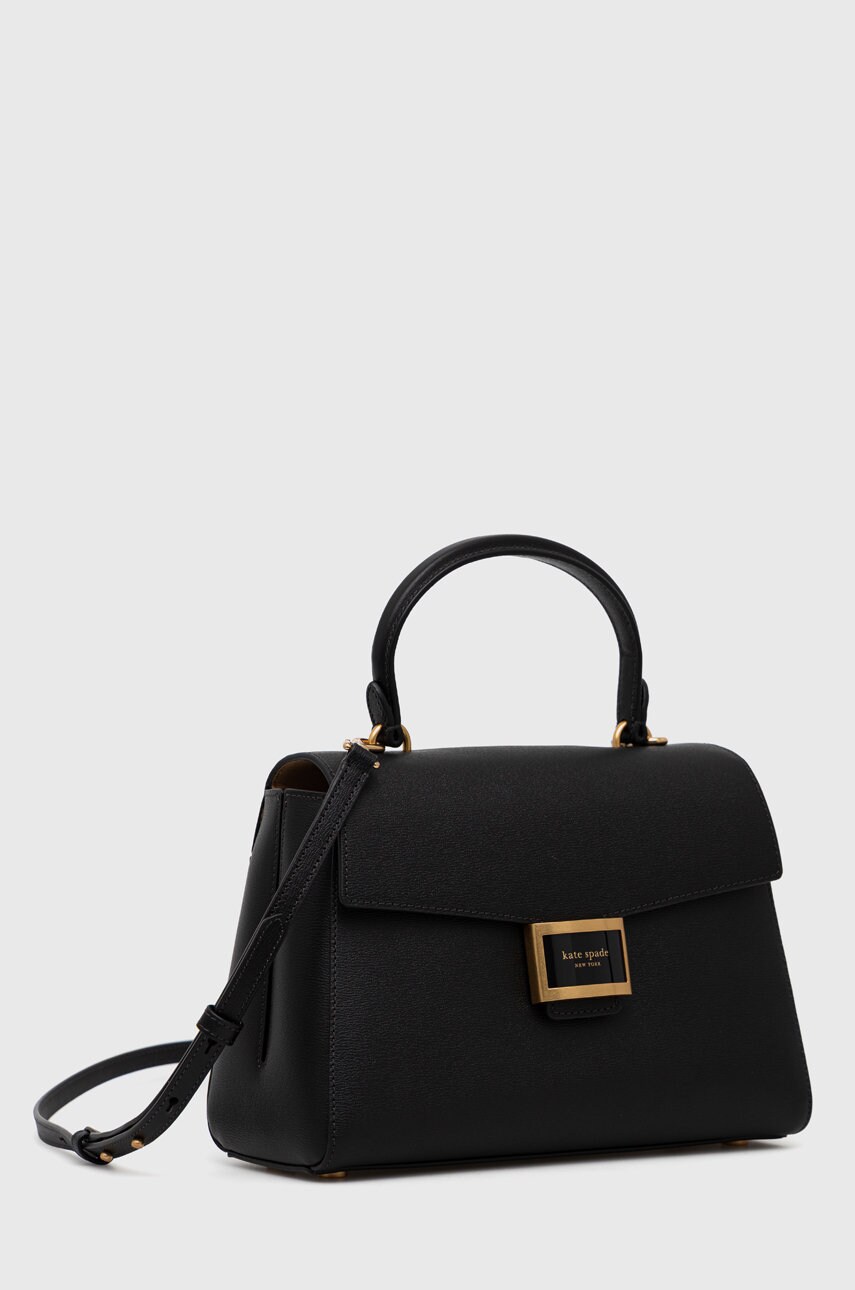 

Кожаная сумочка Kate Spade цвет чёрный
