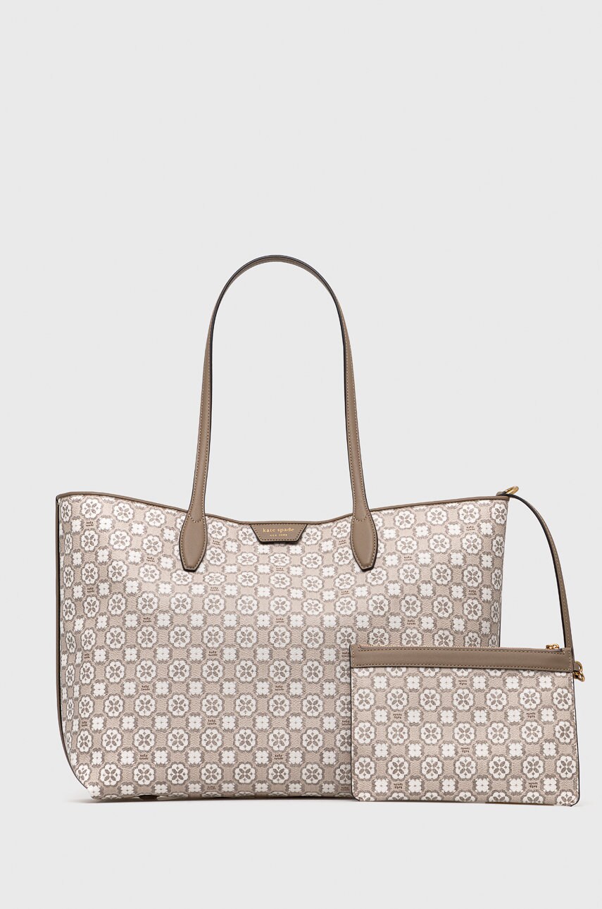 Kate Spade poseta culoarea bej Accesorii imagine 2022