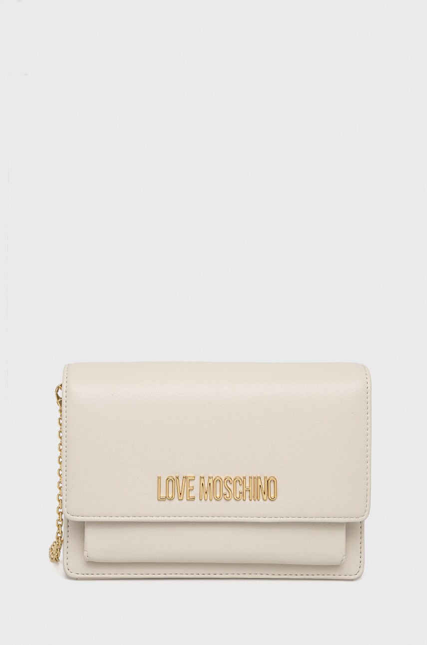 

Чанта Love Moschino в бежово, Бежов