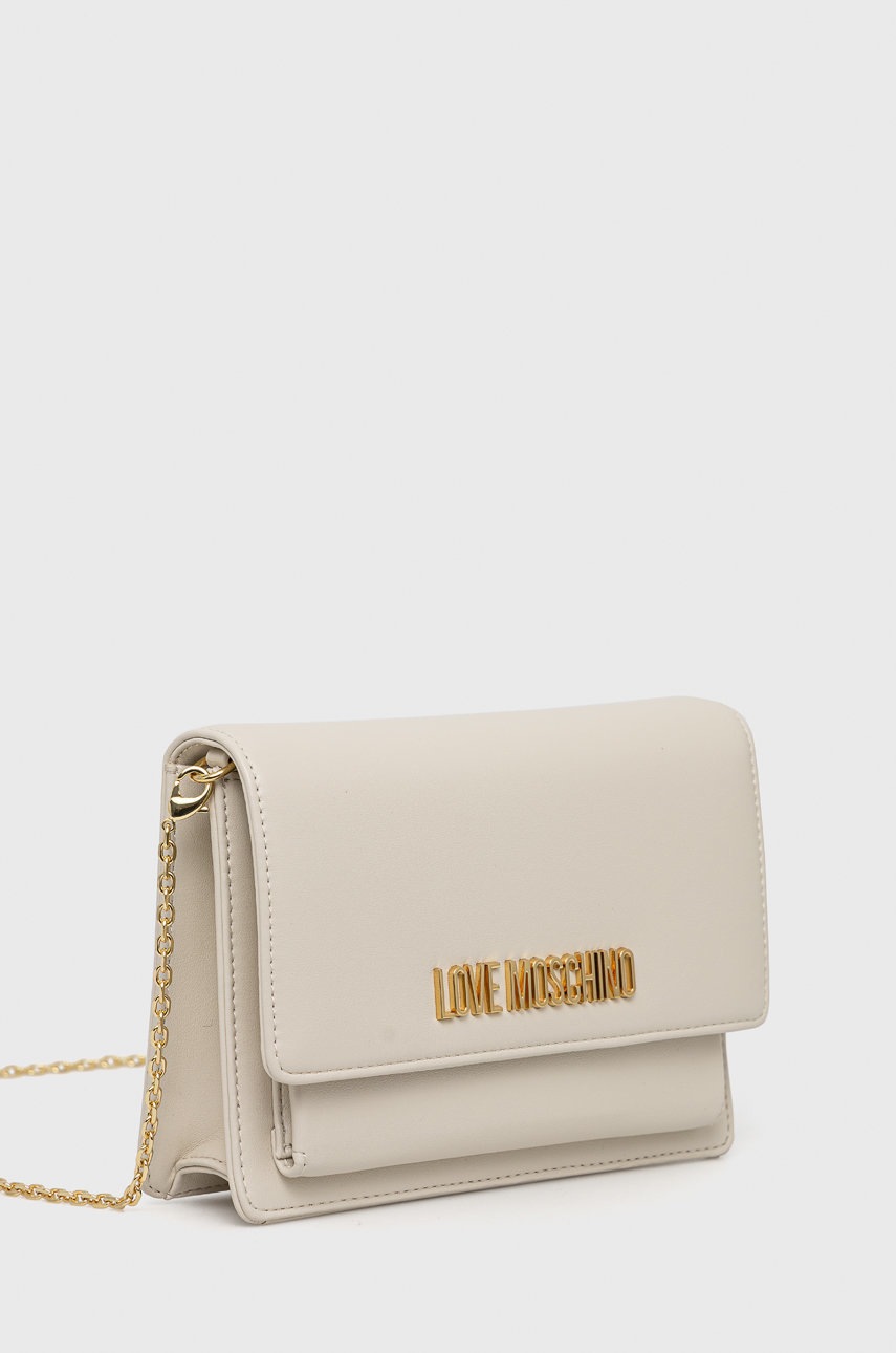 

Сумочка Love Moschino колір бежевий