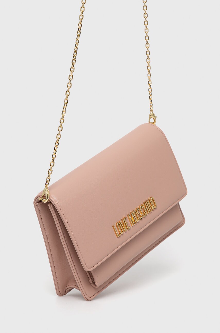 

Сумочка Love Moschino колір рожевий