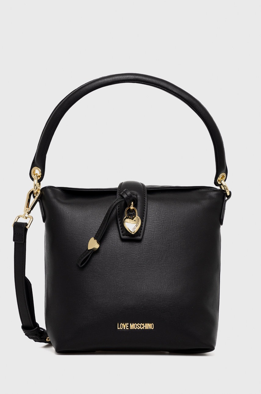 

Чанта Love Moschino в черно, Черен