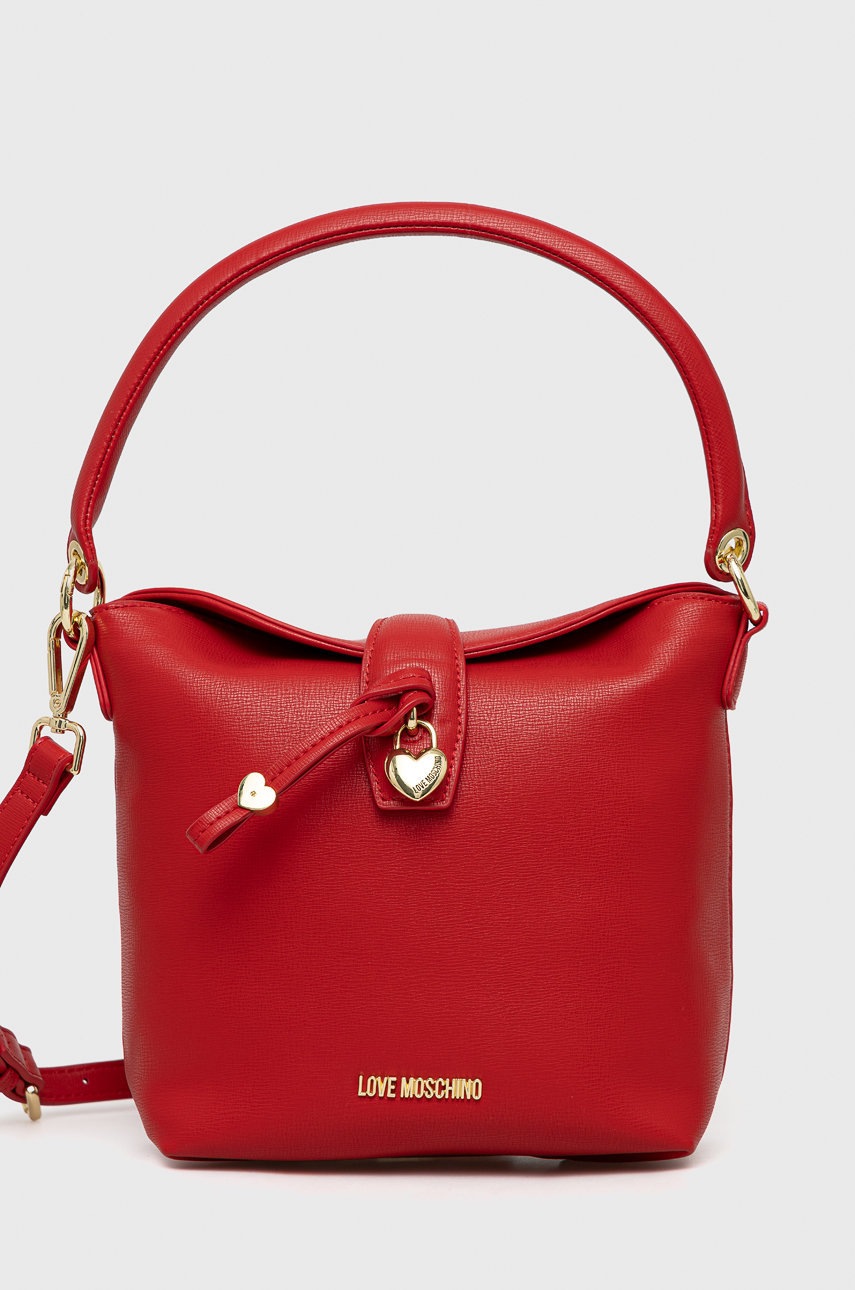 

Чанта Love Moschino в червено, Червен