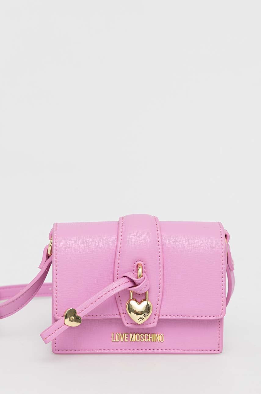 

Чанта Love Moschino в розово, Розов