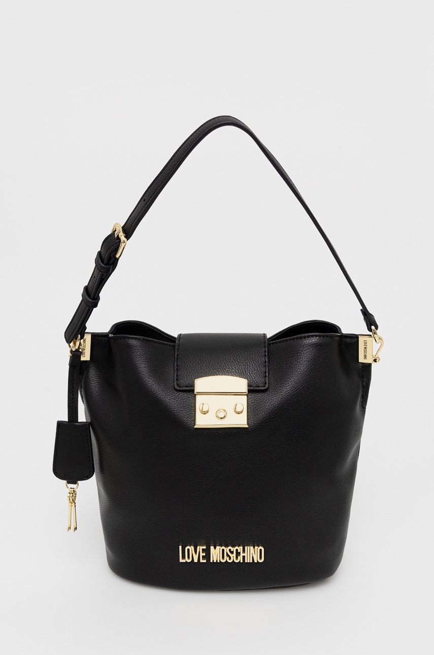 

Чанта Love Moschino в черно, Черен