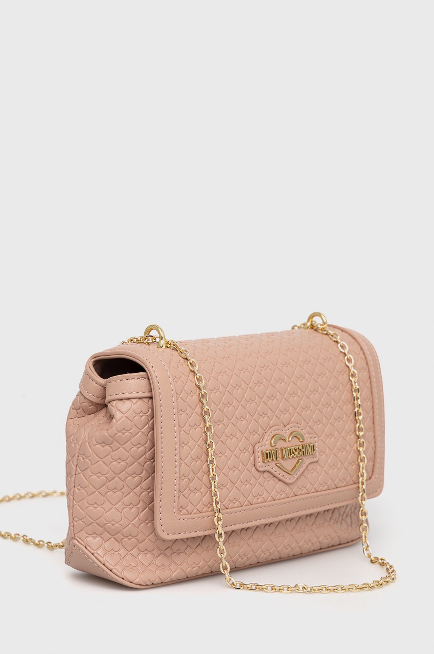 

Сумочка Love Moschino колір бежевий