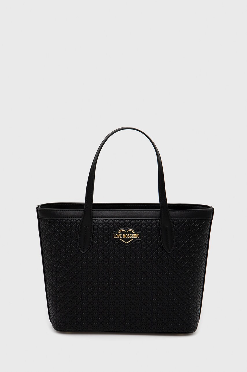 

Чанта Love Moschino в черно, Черен