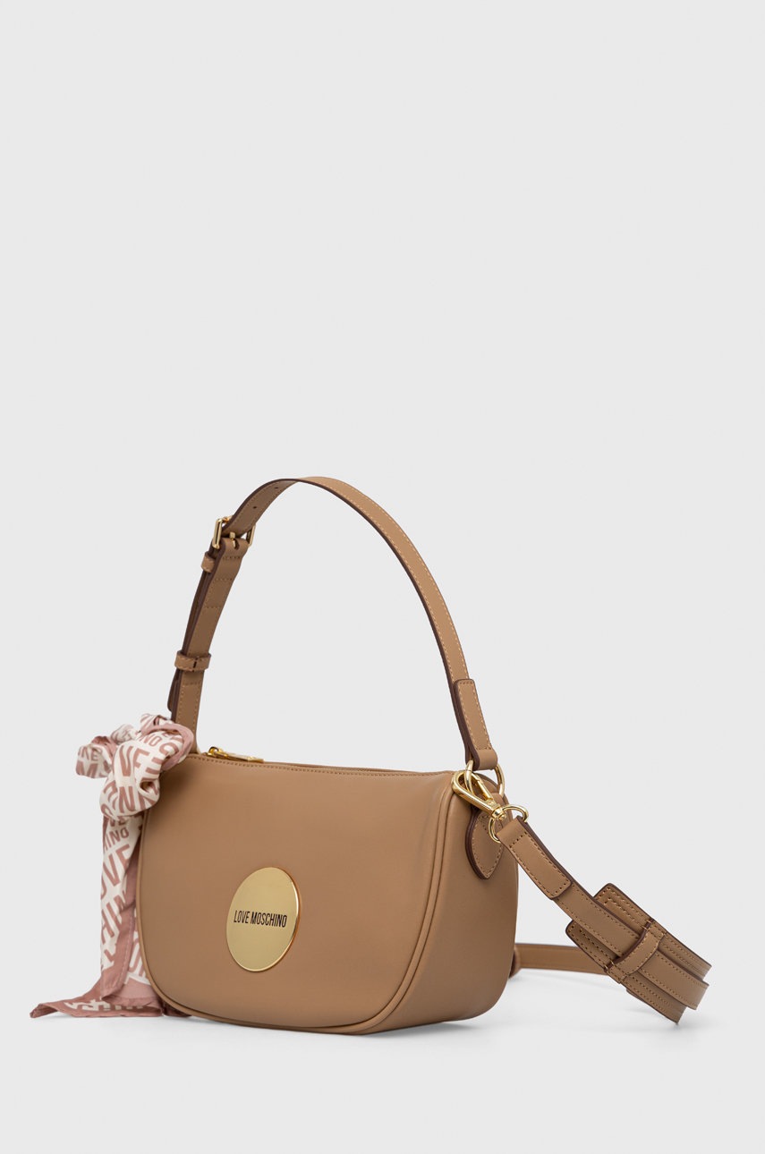 

Сумочка Love Moschino колір бежевий