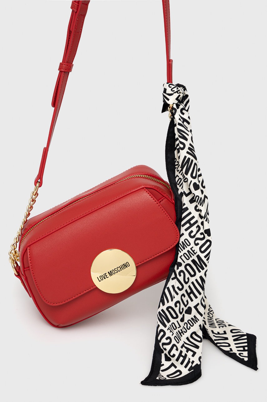 

Чанта Love Moschino в червено, Червен