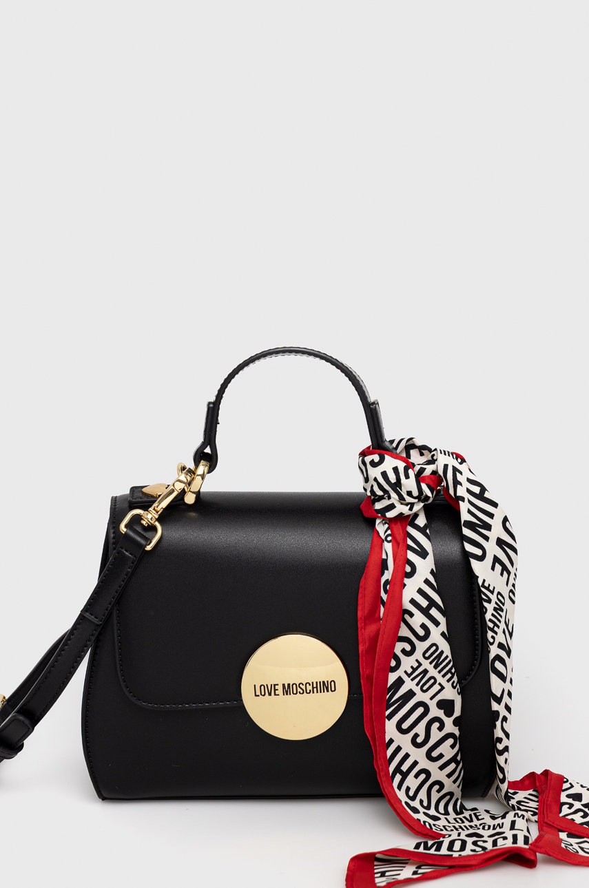 

Чанта Love Moschino в черно, Черен
