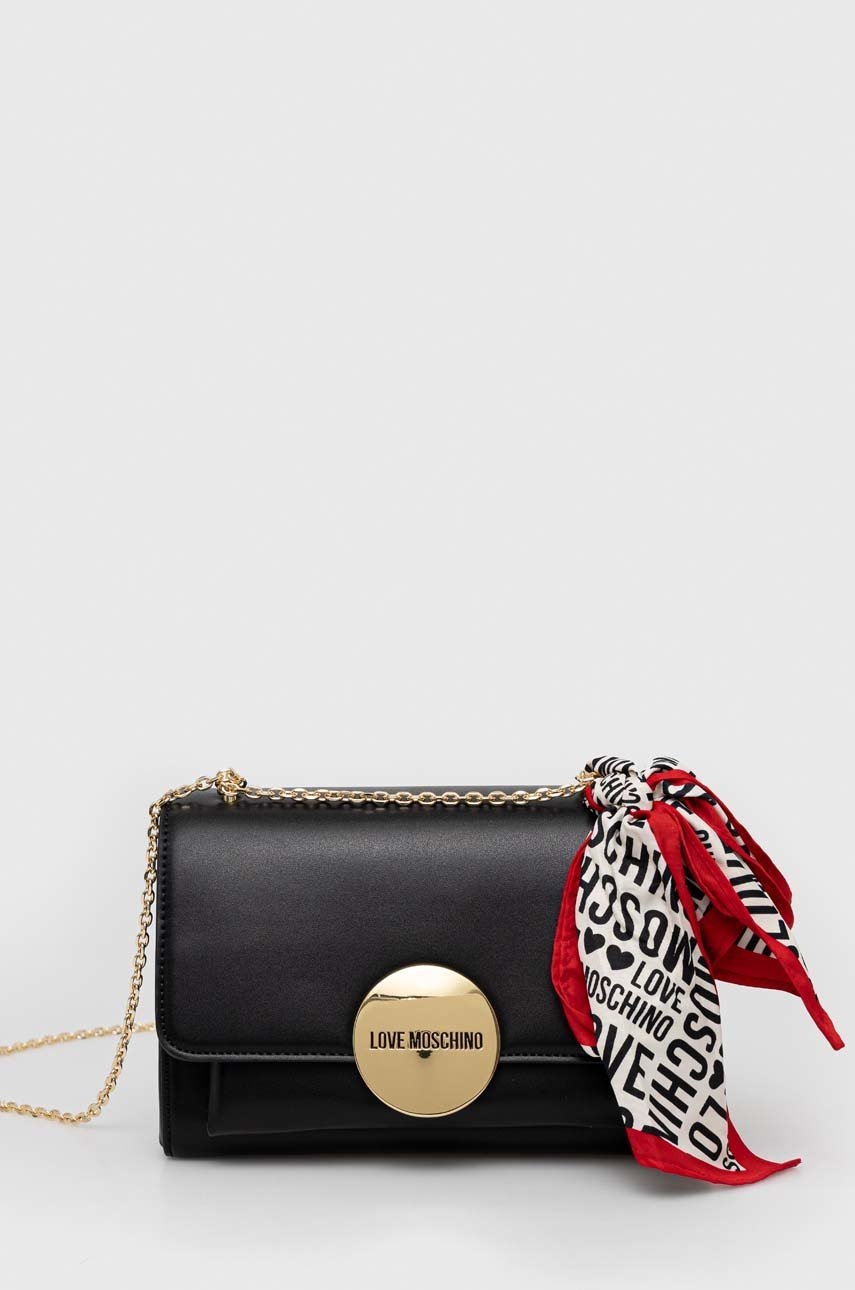 

Чанта Love Moschino в черно, Черен