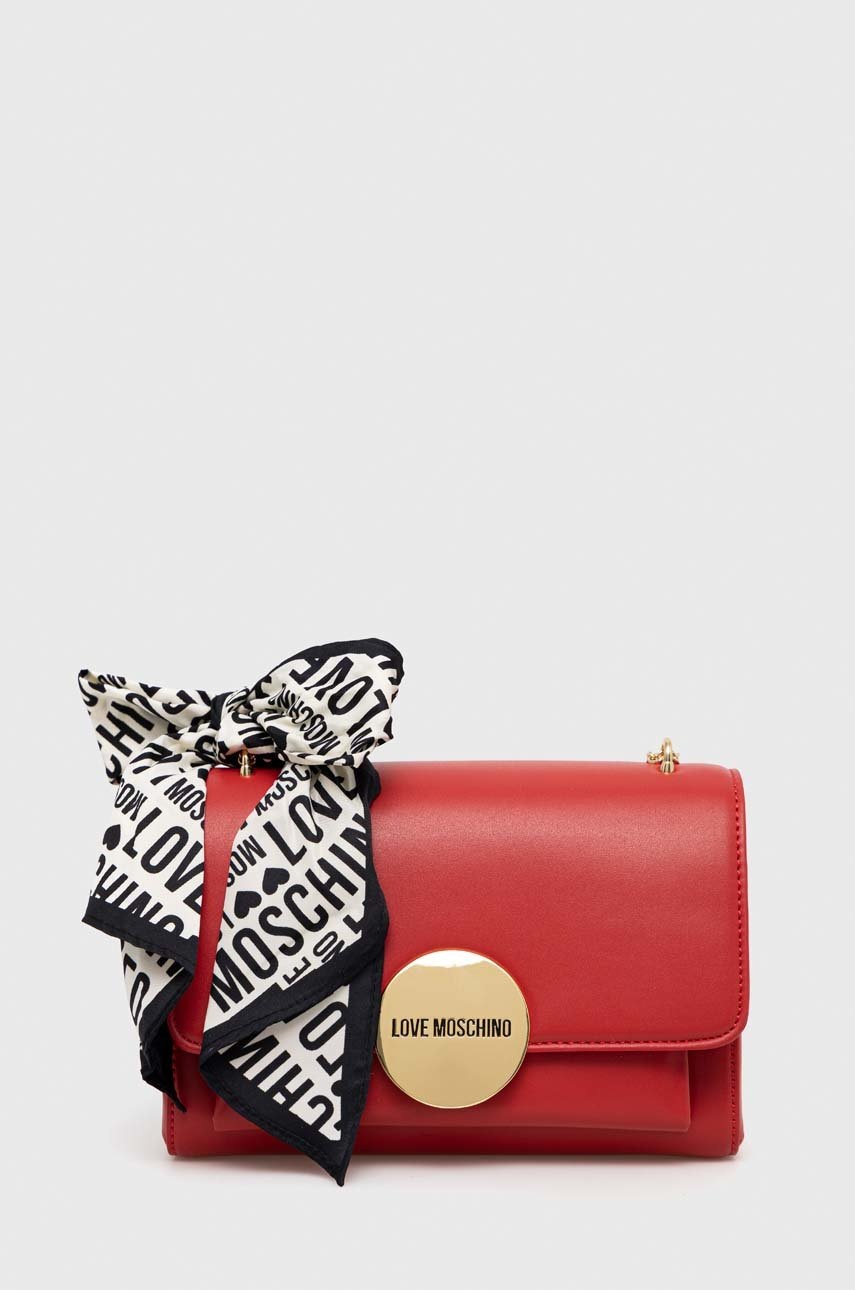 

Чанта Love Moschino в червено, Червен