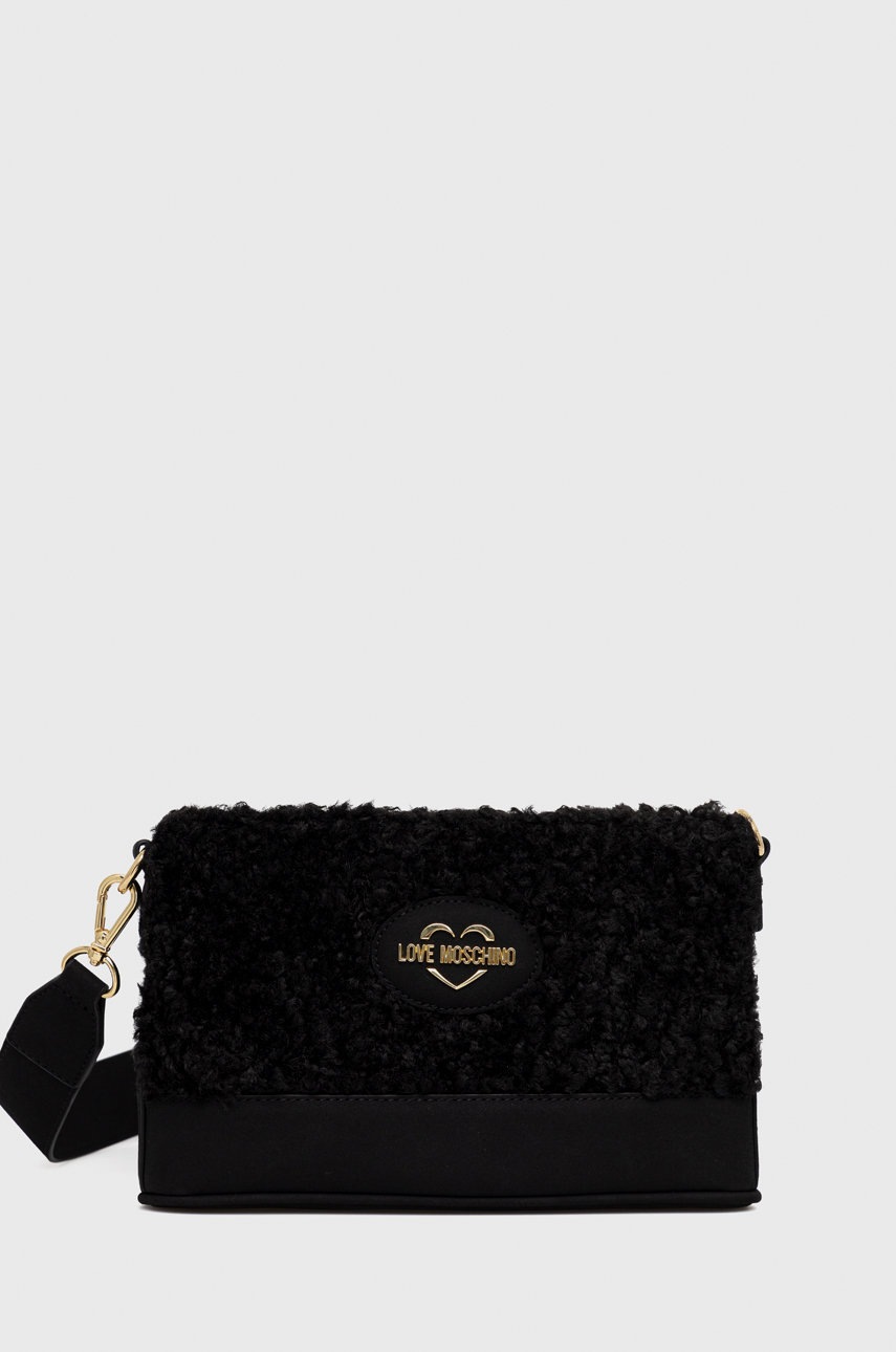 

Чанта Love Moschino в черно, Черен