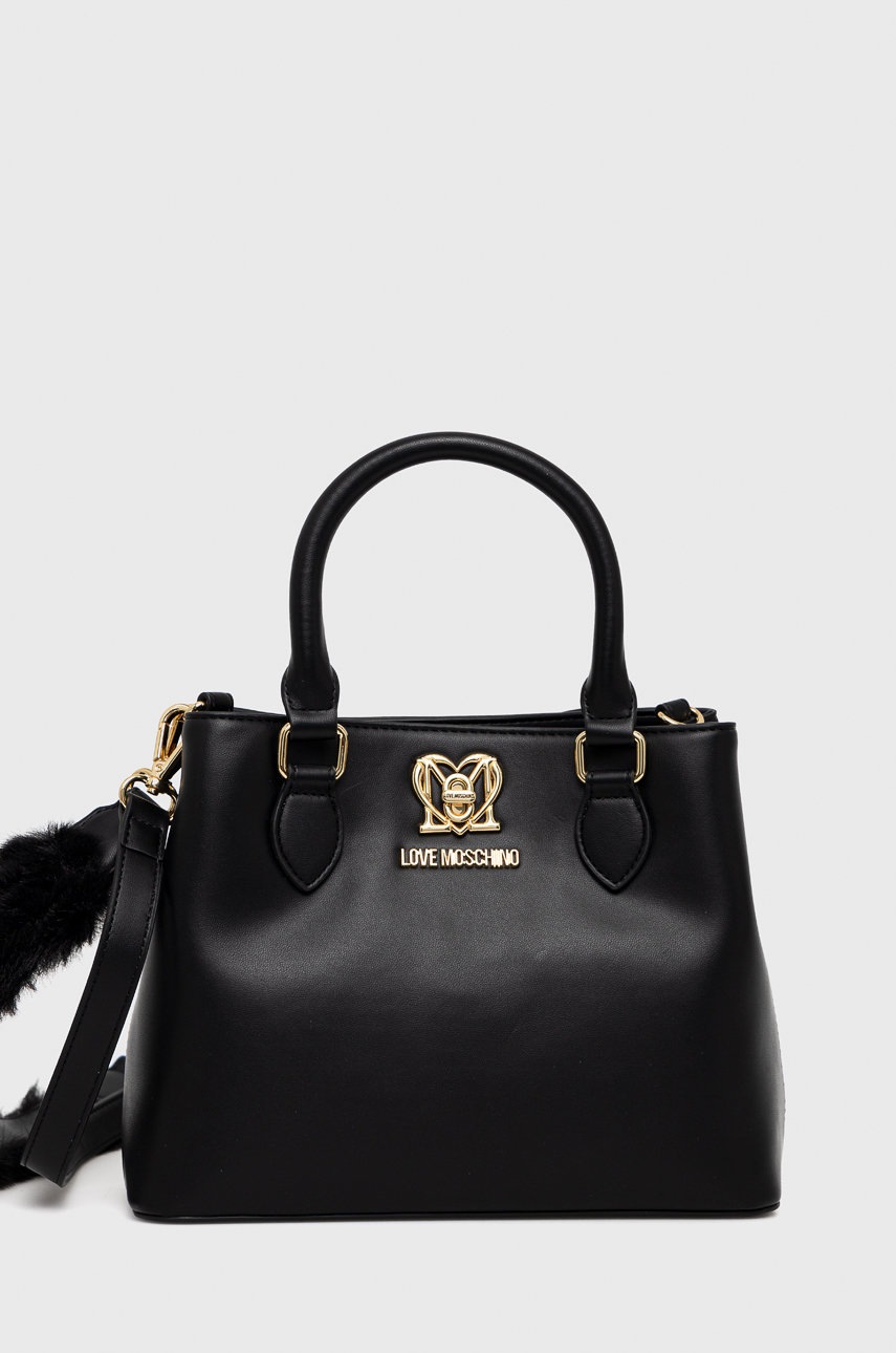 

Чанта Love Moschino в черно, Черен