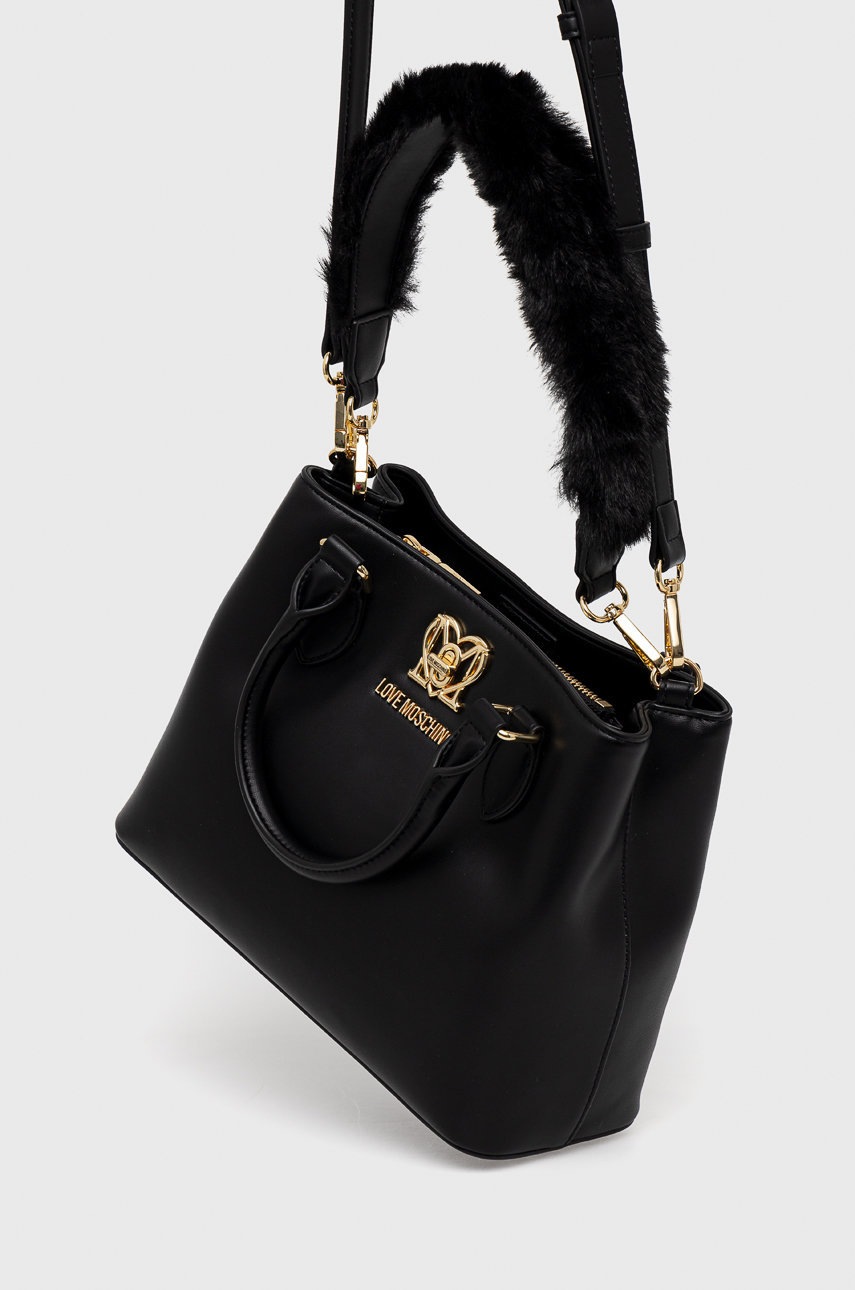 

Сумочка Love Moschino колір чорний