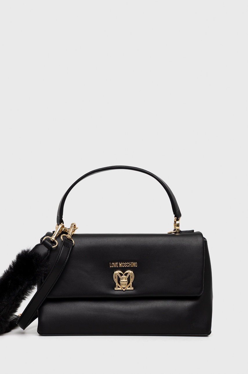 

Чанта Love Moschino в черно, Черен