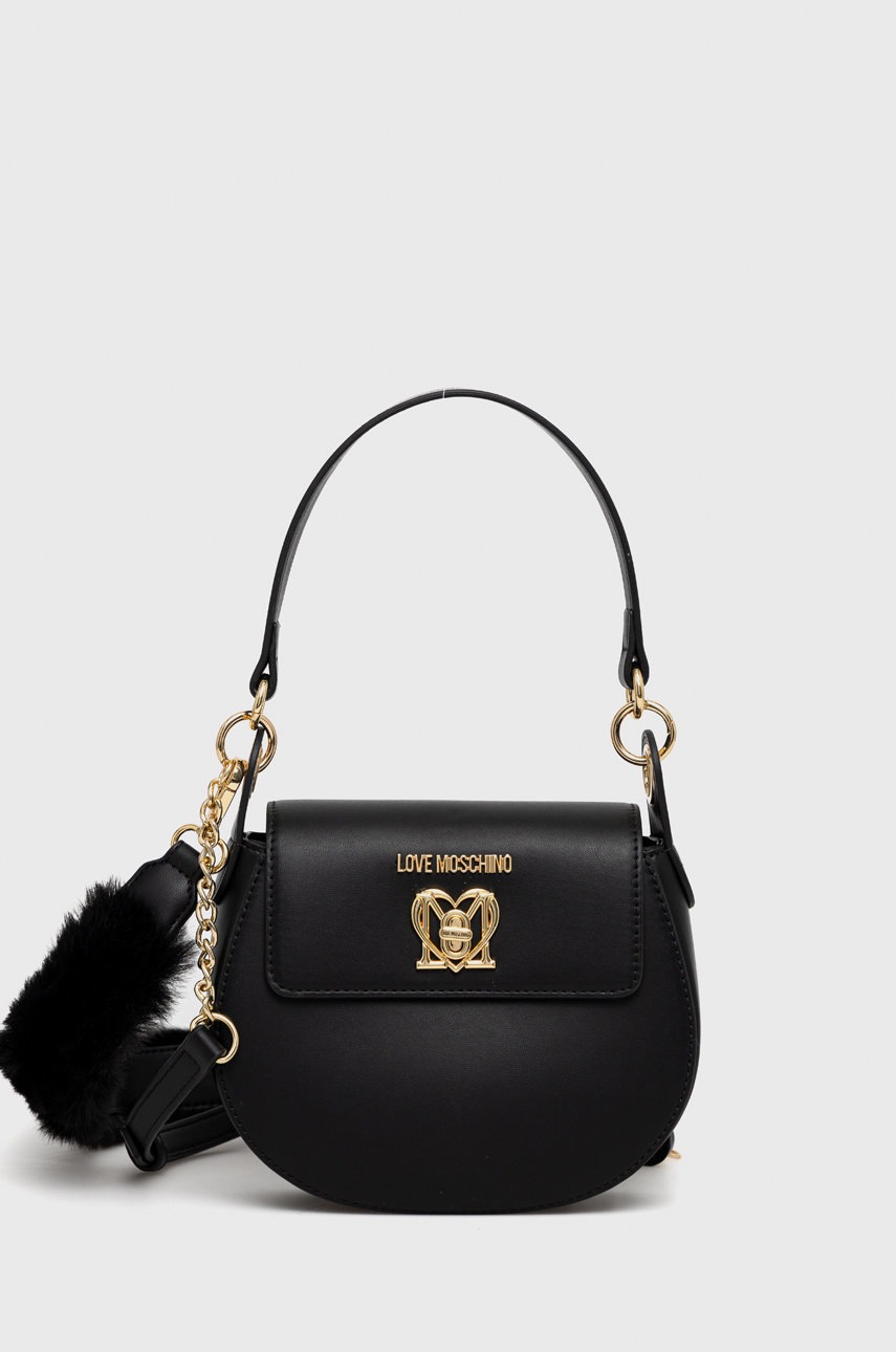 

Чанта Love Moschino в черно, Черен