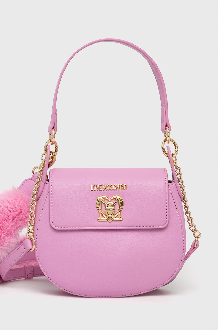 

Чанта Love Moschino в розово, Розов