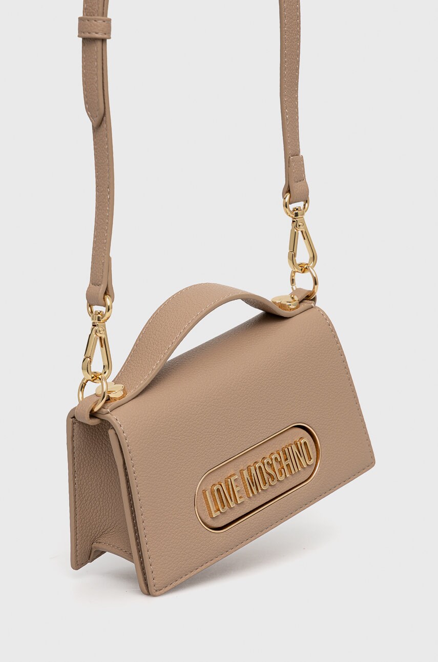 

Сумочка Love Moschino колір бежевий