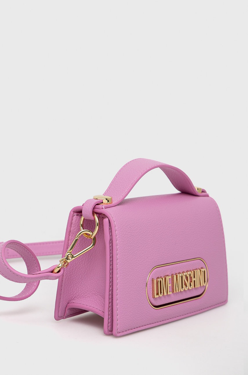 

Сумочка Love Moschino колір рожевий