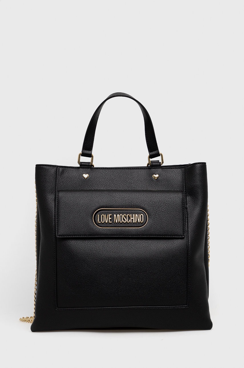 

Чанта Love Moschino в черно, Черен