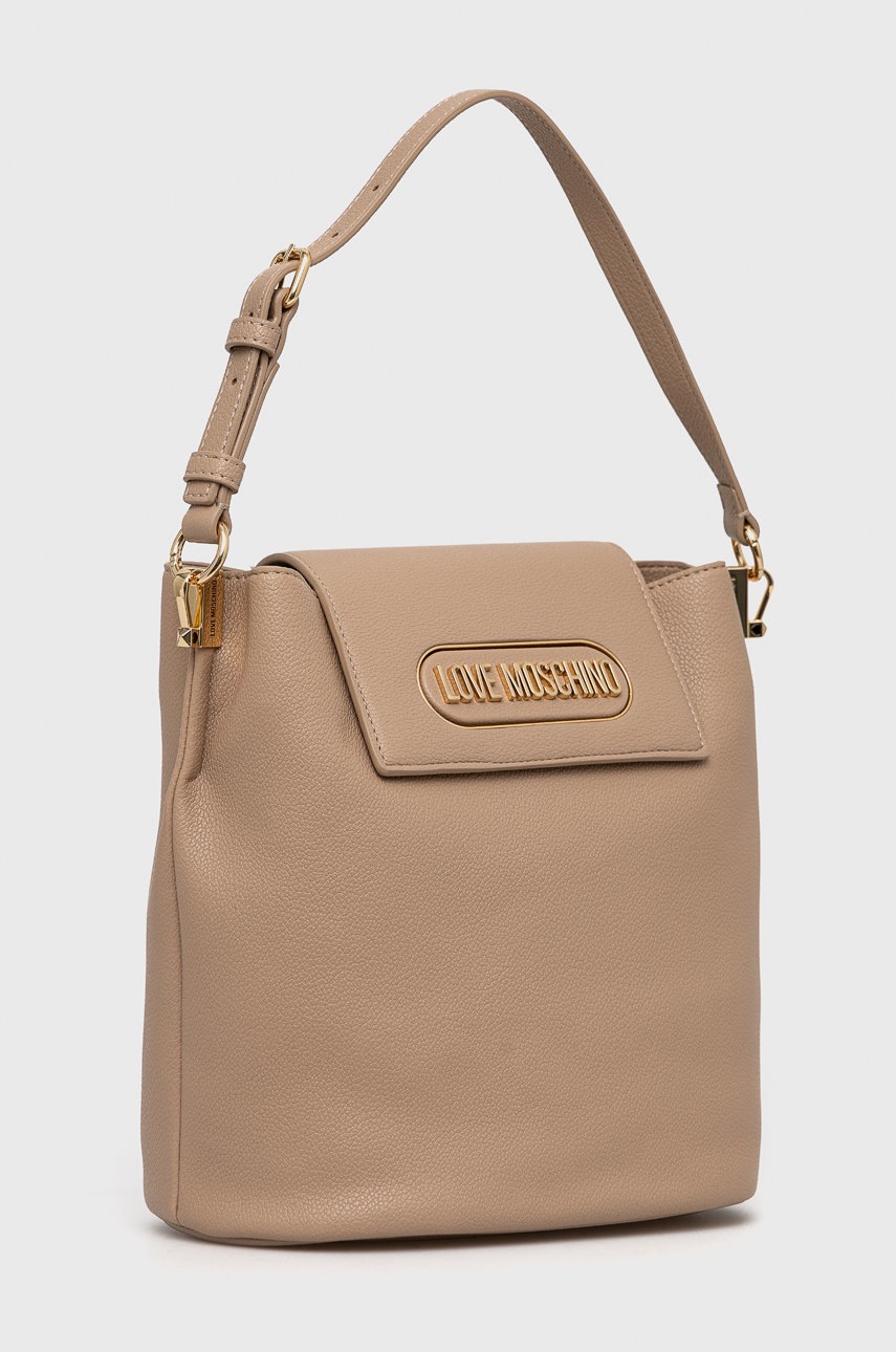 

Сумочка Love Moschino колір бежевий