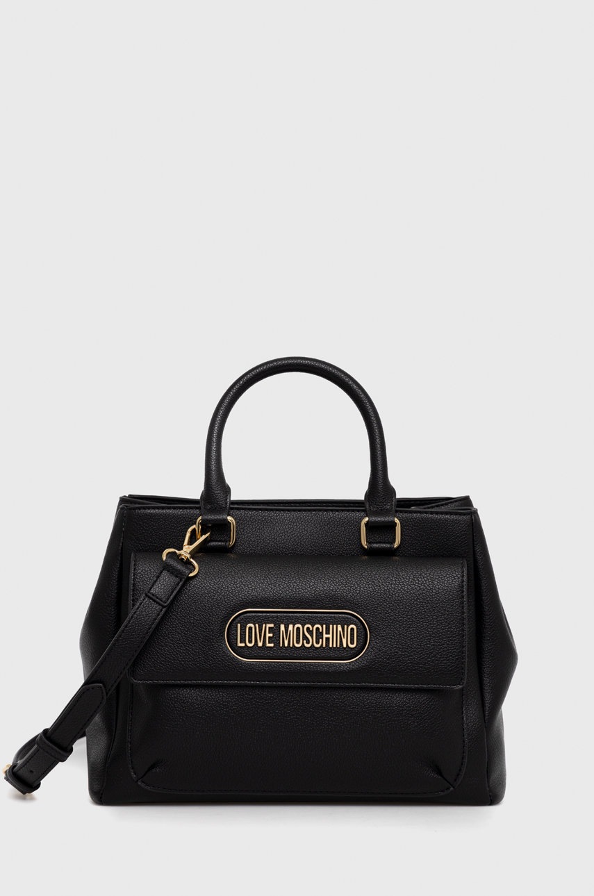 

Чанта Love Moschino в черно, Черен