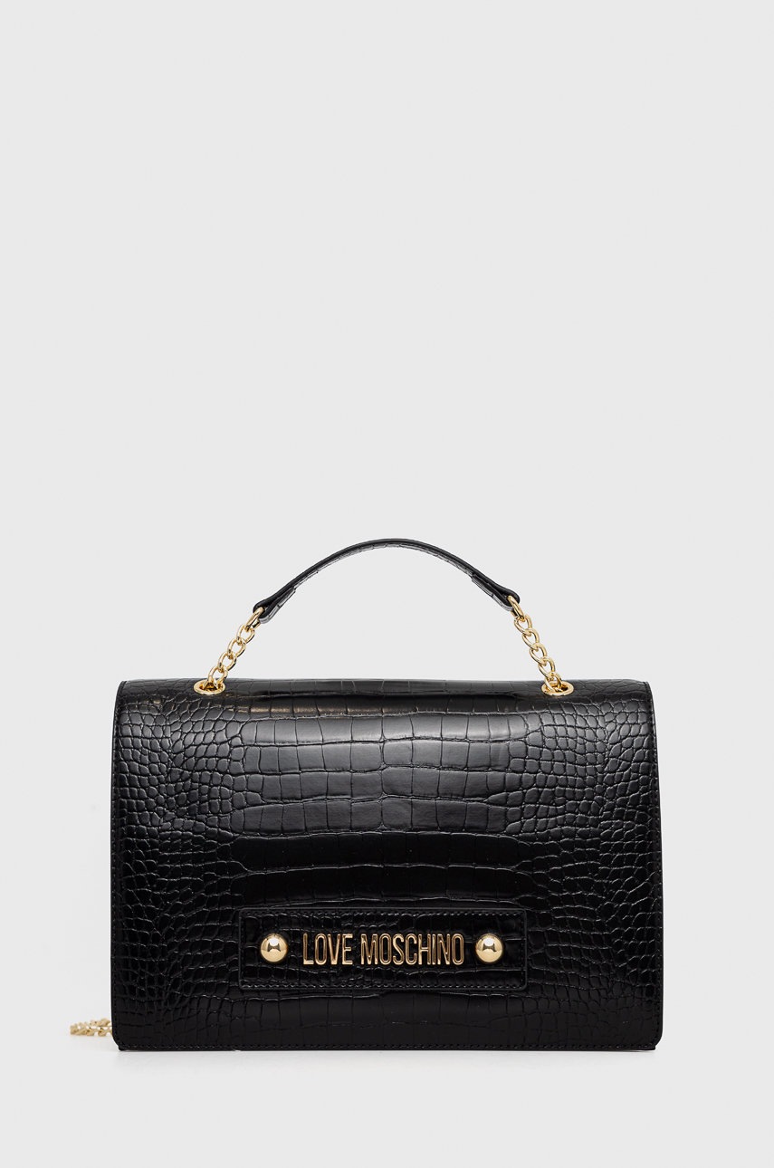 

Чанта Love Moschino в черно, Черен