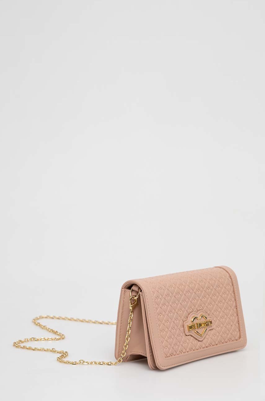 

Клатч Love Moschino цвет бежевый