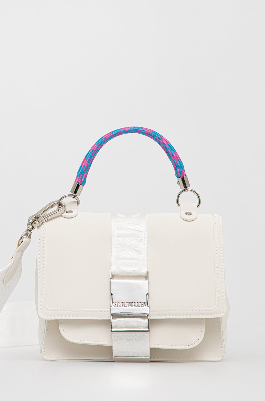 

Чанта Steve Madden Bsportz в бяло, Бял